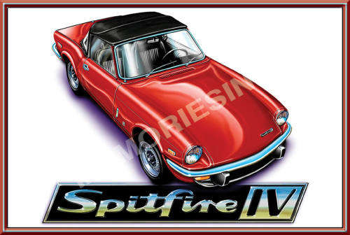 Triumph Spitfire MKIV - Classic Metal Sign