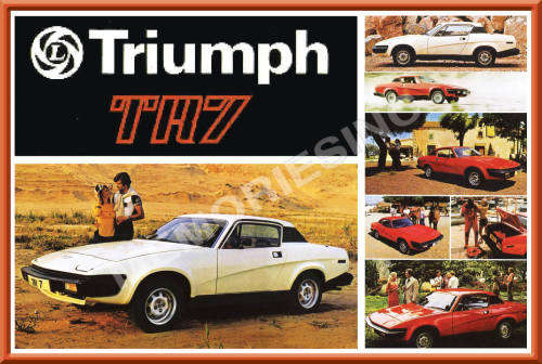 Triumph TR7 - Classic Metal Sign