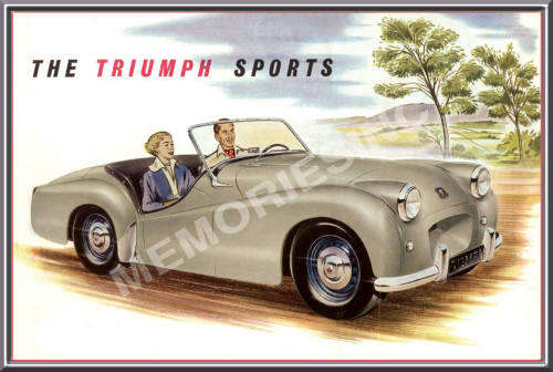 Triumph TR2 - Classic Metal Sign