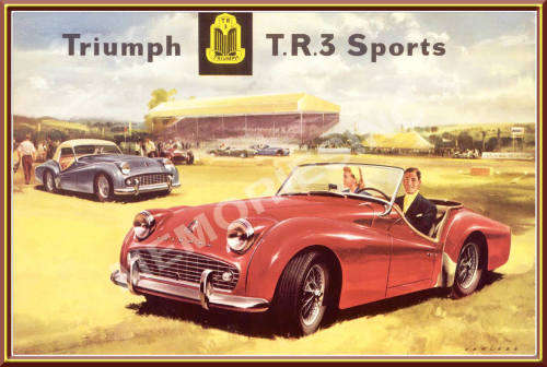 Triumph TR3 Sports - Classic Metal Sign