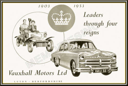 Vauxhall 50 year Anniversary - Classic Metal Sign