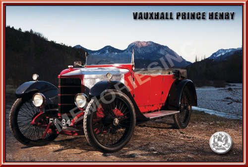 Vauxhall Prince Henry (1911) - Classic Metal Sign