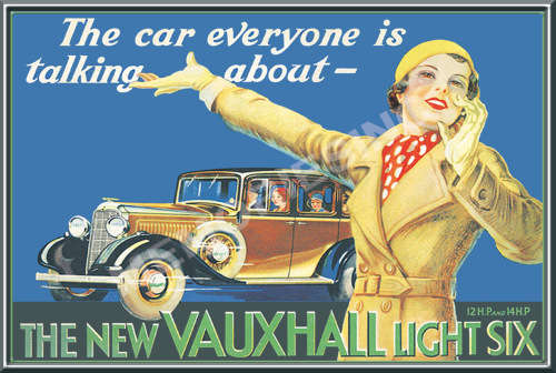 Vauxhall Light 6 (33) - Classic Metal Sign