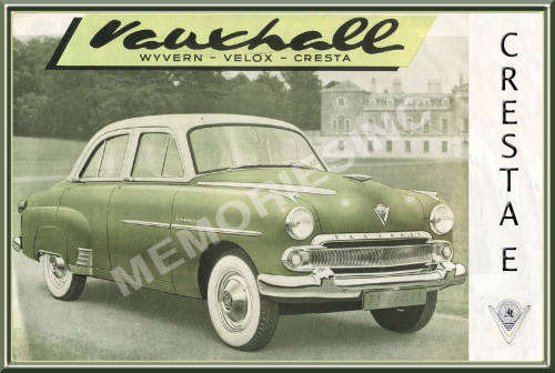 Vauxhall Cresta E (50's) - Classic Metal Sign