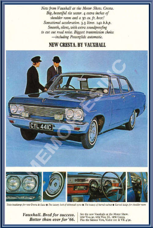 Vauxhall Cresta E (65-72) - Classic Metal Sign