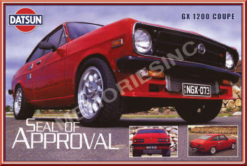 Datsun GX1200 Coupe (72) - Classic Metal Sign