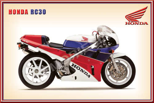 Honda RC30 (90) - Classic Metal Sign