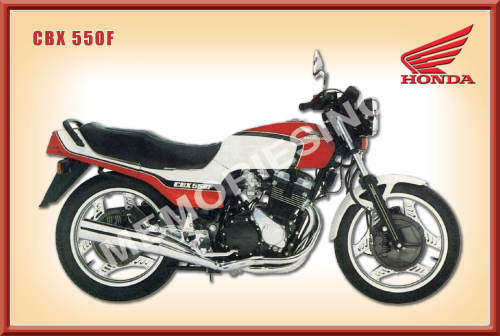 HONDA CBX550F - Classic Metal Sign