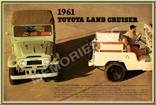 Toyota Land Cruiser (61) - Classic Metal Sign