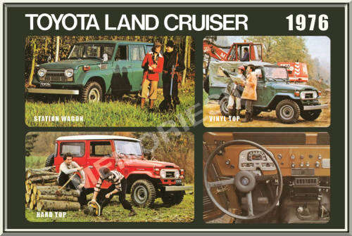 Toyota Land Cruiser (76) - Classic Metal Sign