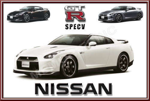 Nissan GTR Racing - Classic Metal Sign