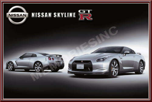 Nissan GTR (2007) - Classic Metal Sign
