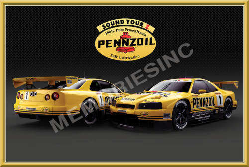 Nissan GTR (2010) - Classic Metal Sign