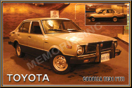 Toyota Corolla TE31 (77) - Classic Metal Sign