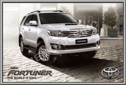 Toyota Fortuner (2011) - Classic Metal Sign