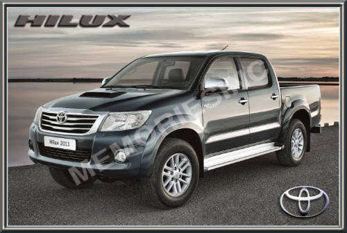 Toyota Hilux (2011) - Classic Metal Sign