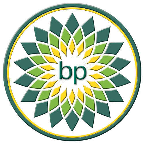 Gasoline - BP (Modern) - Round Classic Metal Sign