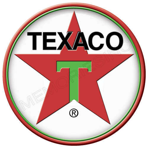 Gasoline - Texaco Petroleum - Classic Round Metal Sign
