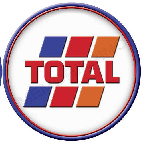 Gasoline - Total Gas - Classic Round Metal Sign