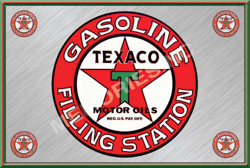 Texaco Filling Station - Classic Metal Sign