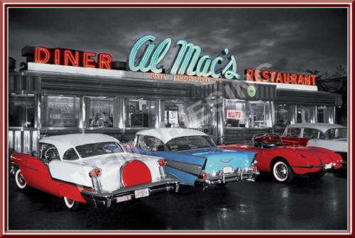 Al Macs Diner - Classic Metal Sign