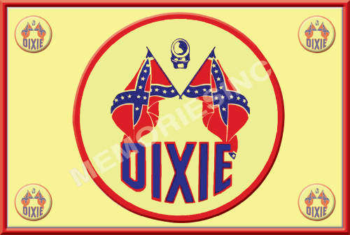 Dixie Service - Classic Metal Sign