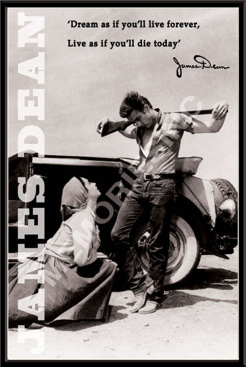James Dean - Quote - Metal Sign