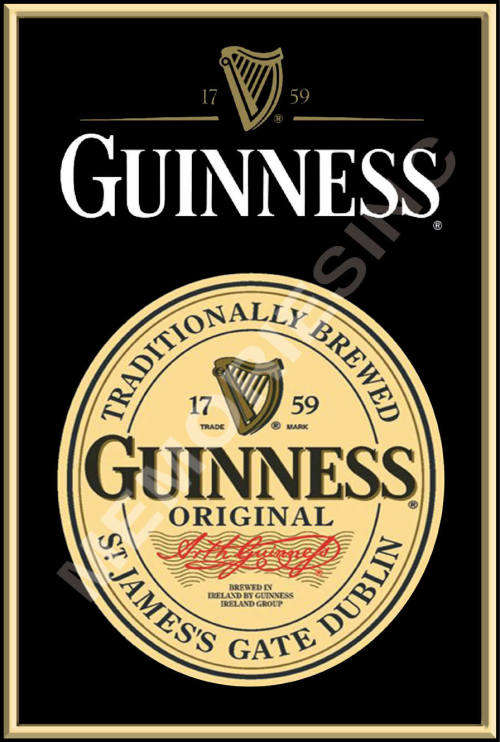 Guinness -  Logo - Classic Metal Sign