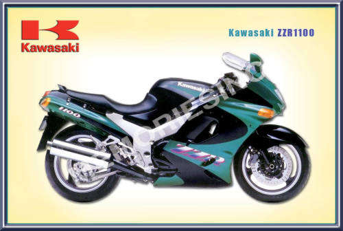 Kawasaki ZZR1100 (93) - Classic Metal Sign