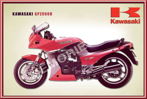 Kawasaki GPZ900R (84) - Classic Metal Sign