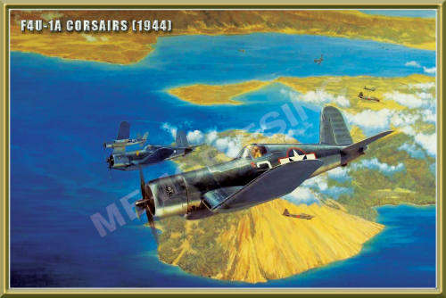 F4U-1A Corsairs - Classic Metal Sign