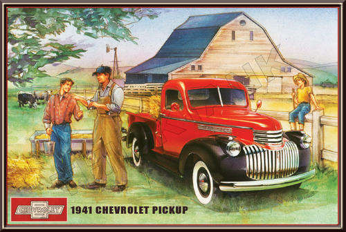 Chevrolet Pickup (1941) - Classic Metal Sign