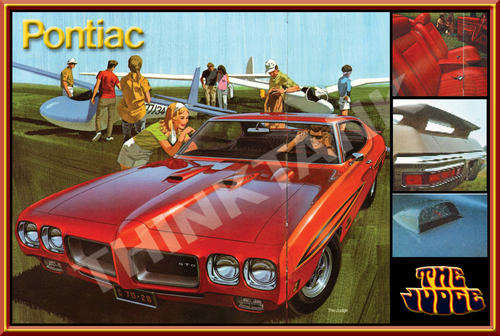 Pontiac GTO 'The Judge' (1970) - Classic Metal Sign