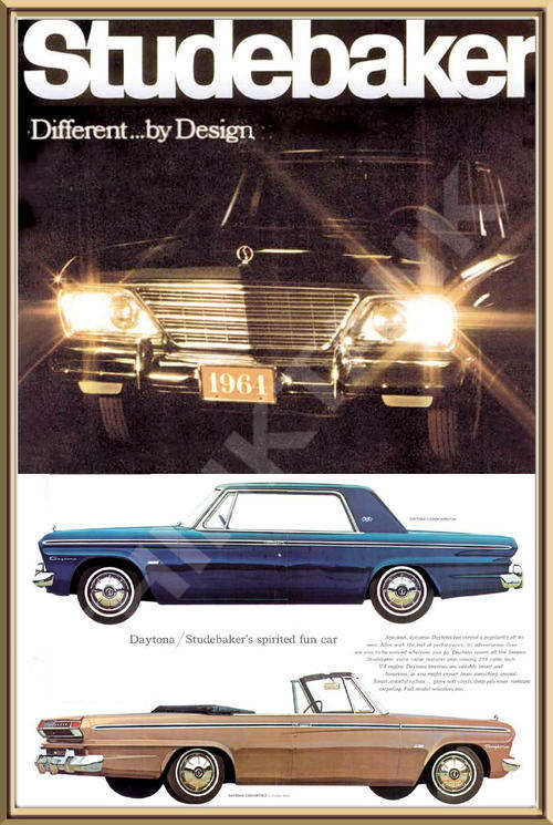 Studebaker Daytona (1964) - Classic Metal Sign