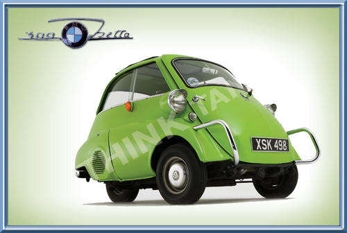 BMW Isetta - Classic Metal Sign