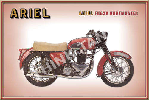 Ariel FH650 Huntmaster - Classic Metal Sign
