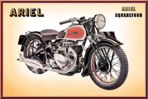 Ariel SquareFour (1937) - Classic Metal Sign