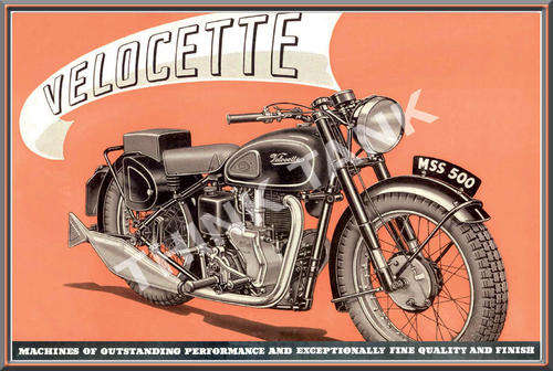 Velocette MSS 500 - Classic Metal Sign