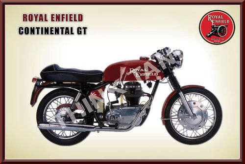 Royal Enfield Continental GT (1966) - Classic Metal Sign