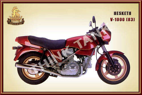 Hesketh V1000 (1983) - Classic Metal Sign