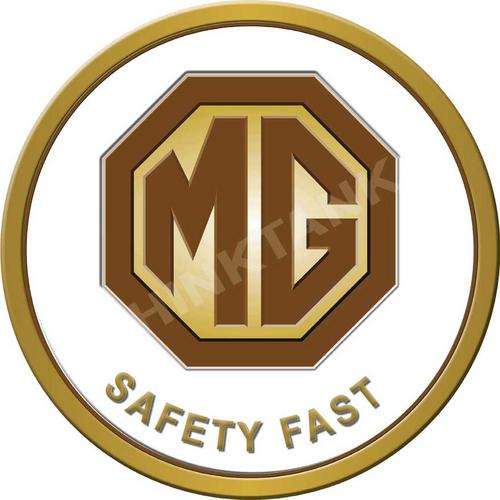 MG - Safety Fast - Classic Round Metal Sign