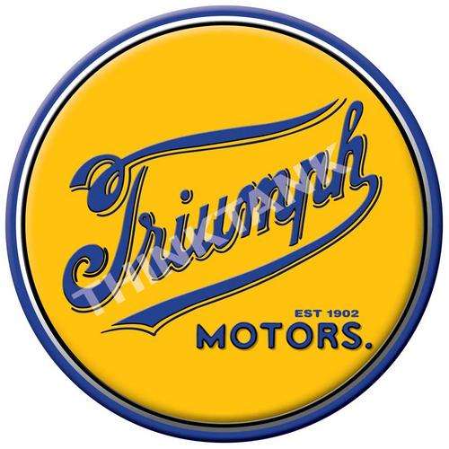 Triumph Motor Co Round Metal sign (Large)
