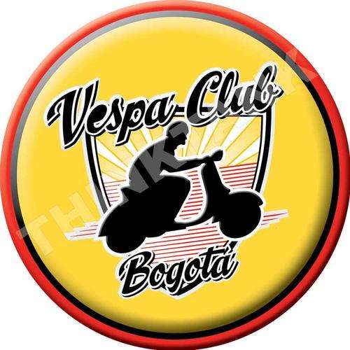 Vespa Club - Classic Round Metal sign