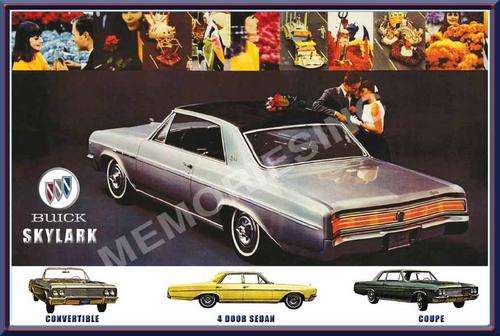Buick Skylark (1964) - Landscape - Classic Metal Sign