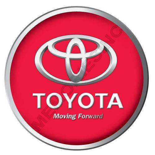 Toyota - Moving Forward - Classic Round Metal Sign