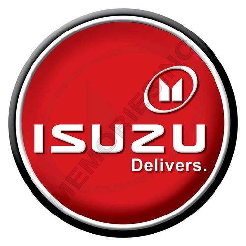 Isuzu - Delivers - Classic Round Metal Sign