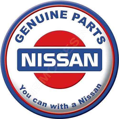 Nissan - Genuine Parts - Classic Round Metal Sign
