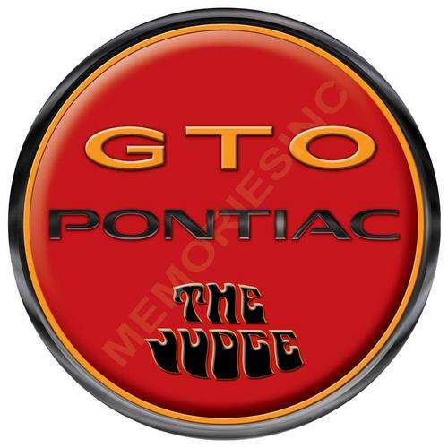 Pontiac GTO - The Judge - Classic Round Metal Sign