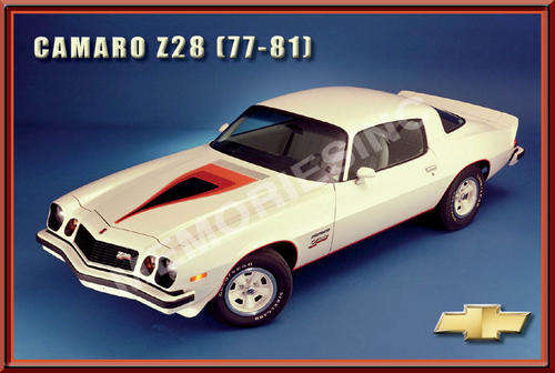 Chevy Camaro Z28 (78-81) - Classic Metal Sign