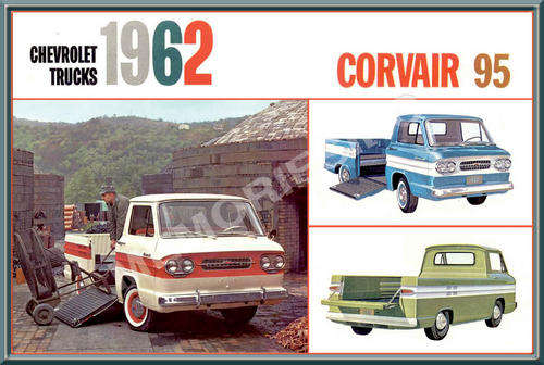 Chevy Corvair Trucks (1962) - Classic Metal Sign